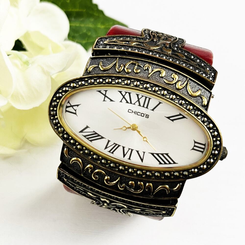 Chico's Hinged Cuff Watch